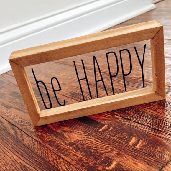 Be Happy Sign - Picture 1 of 5